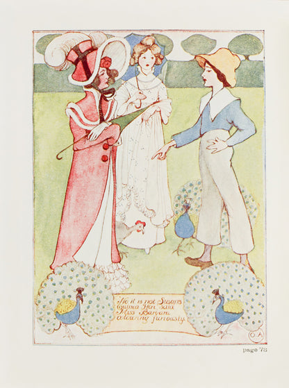 A wonderfully decorated copy of Simple Susan by Maria Edgeworth and illustrated by Olive Allen.