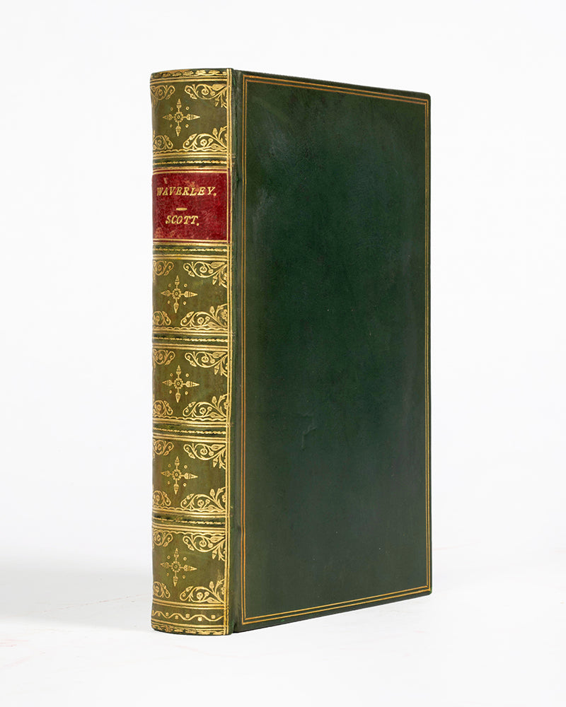 A finely bound copy of the Author's Edition of the Waverley Novels in one volume. 