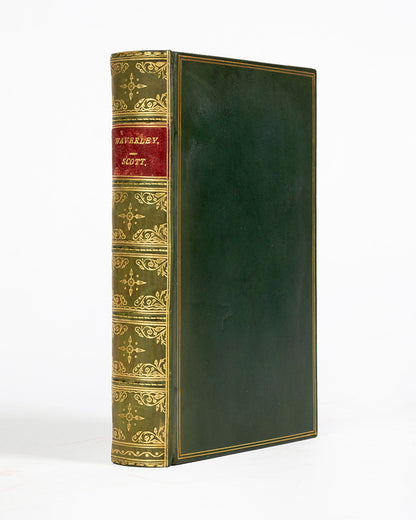 A finely bound copy of the Author's Edition of the Waverley Novels in one volume. 