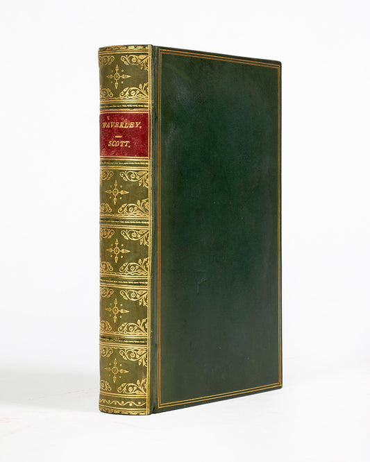 A finely bound copy of the Author's Edition of the Waverley Novels in one volume. 