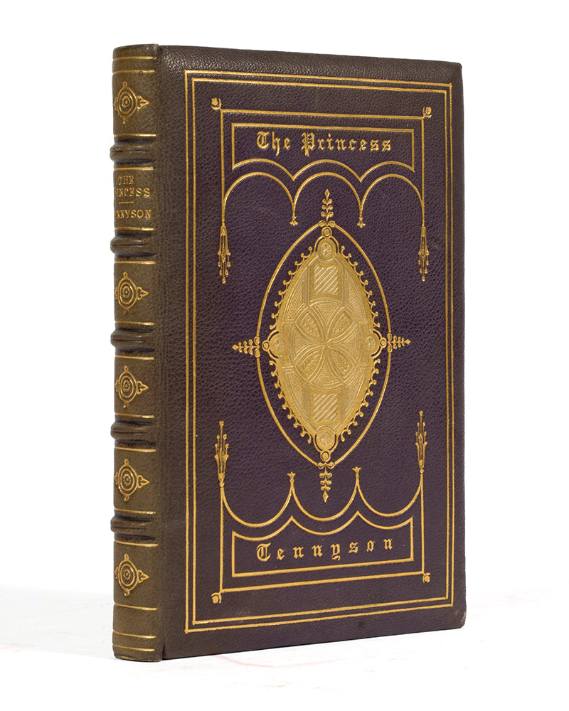 A handsomely bound copy of Alfred Lord Tennyson's narrative poem, published just 15 years after the original edition.