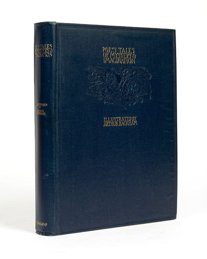A beautifully decorated copy of Tales of Mystery and Imagination by Edgar Allan Poe and illustrated by Arthur Rackham.