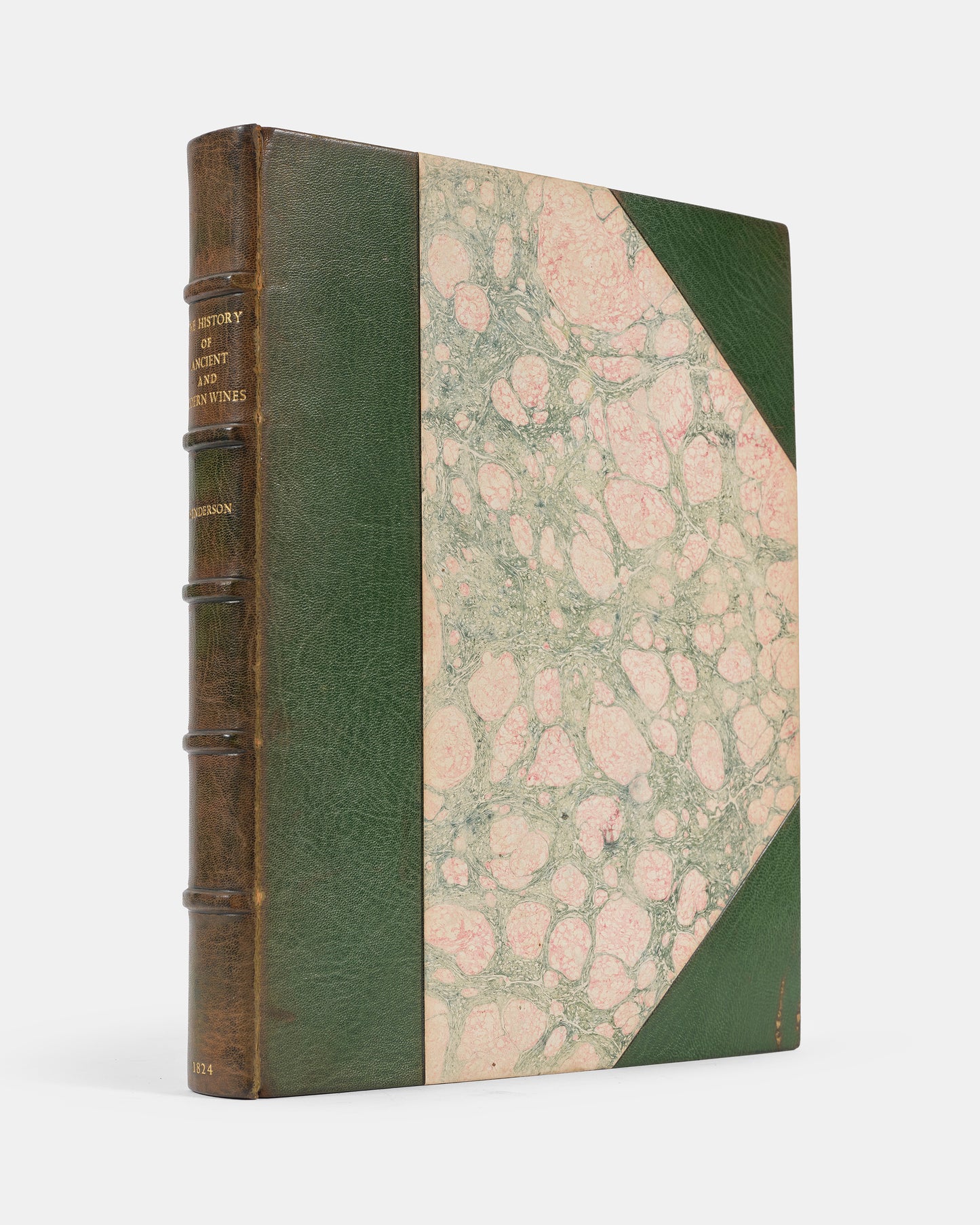 Finely bound by Sangorski & Sutcliffe, this first edition of Alexander's History of Ancient and Modern Wines traces the development of wine across centuries, from Ancient Greece to Languedoc. 