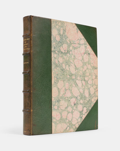 Finely bound by Sangorski & Sutcliffe, this first edition of Alexander's History of Ancient and Modern Wines traces the development of wine across centuries, from Ancient Greece to Languedoc. 