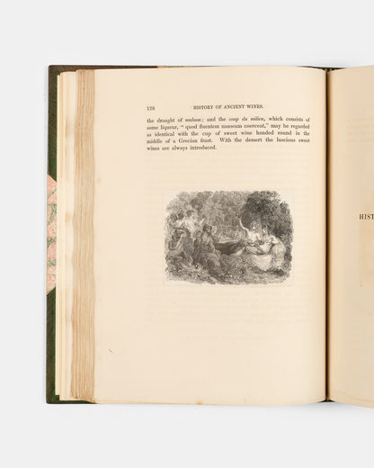 Finely bound by Sangorski & Sutcliffe, this first edition of Alexander's History of Ancient and Modern Wines traces the development of wine across centuries, from Ancient Greece to Languedoc. 
