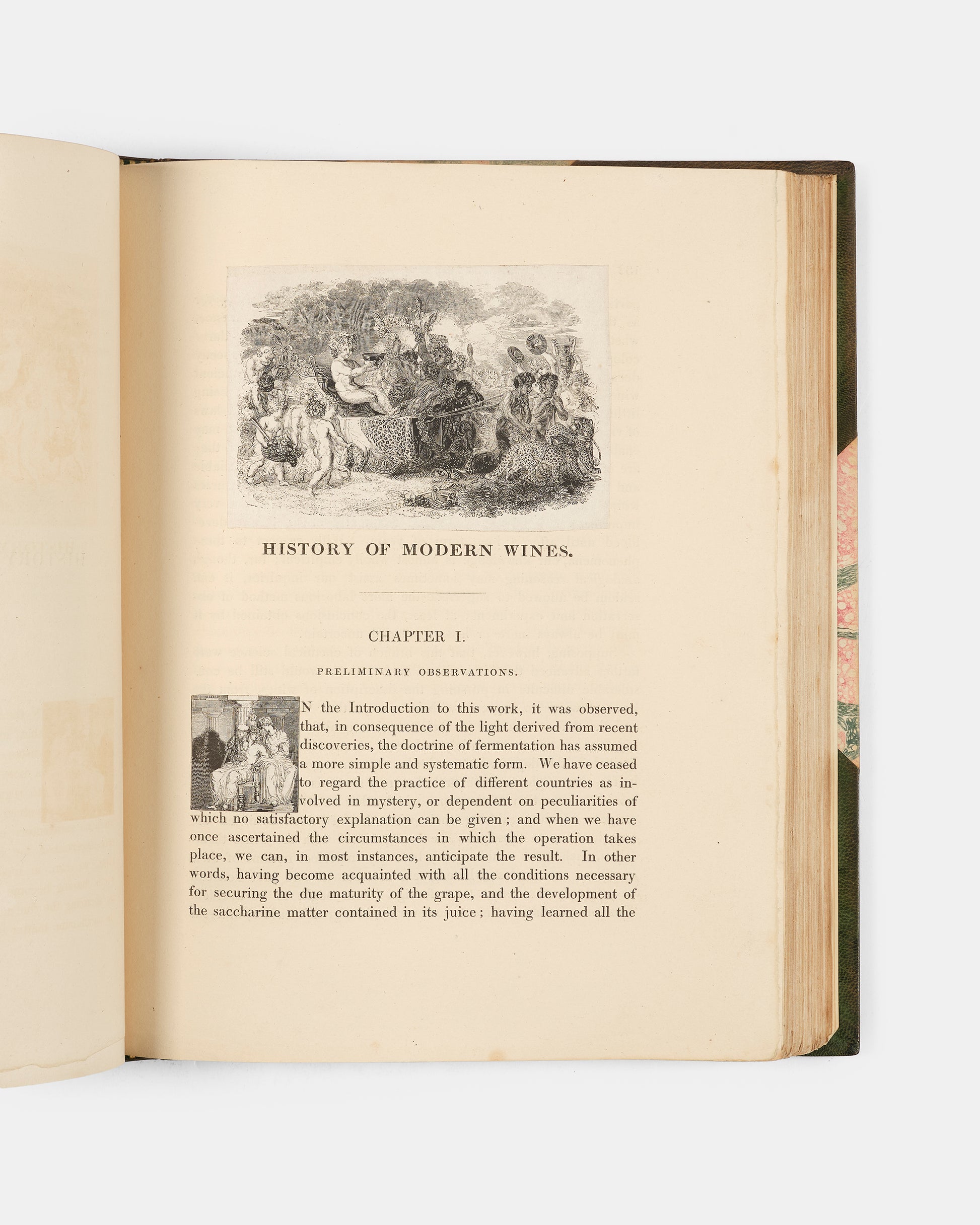 Finely bound by Sangorski & Sutcliffe, this first edition of Alexander's History of Ancient and Modern Wines traces the development of wine across centuries, from Ancient Greece to Languedoc. 
