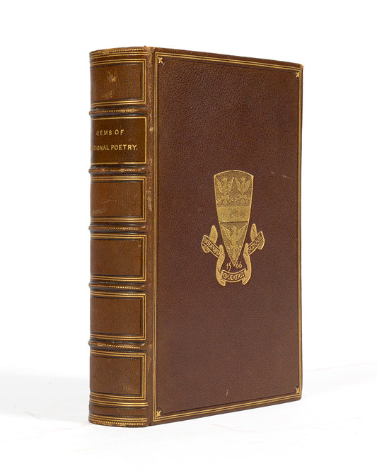 Handsomely bound in full pebble-grain morocco for the Bradford Modern School, this 'Albion Edition' contains works by Matthew Arnold, Robert Browning, Lord Byron, Edmund Spenser, John Donne, and John Milton. 