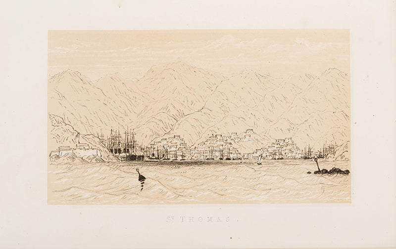 First edition of W. S. W. A Voyage in That Direction to the West Indies by Robert Elwes, a lively account of a journey to Panama, Haiti, Granada, Jamaica, Saint Kitts, and Trinidad.