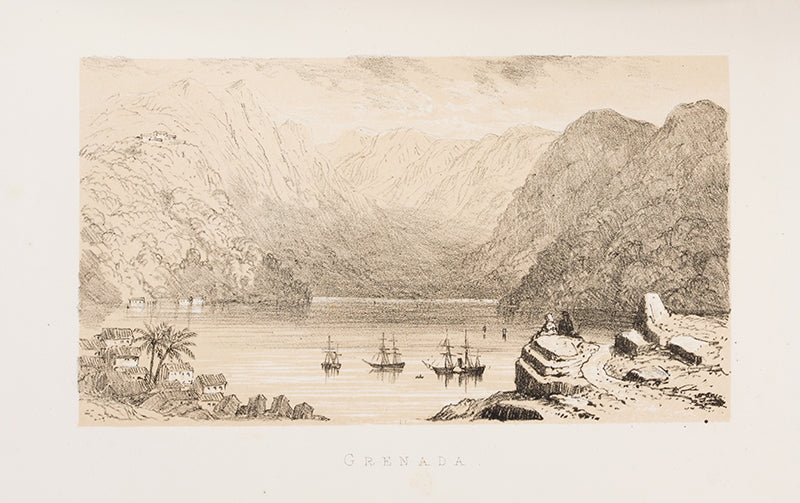 First edition of W. S. W. A Voyage in That Direction to the West Indies by Robert Elwes, a lively account of a journey to Panama, Haiti, Granada, Jamaica, Saint Kitts, and Trinidad.
