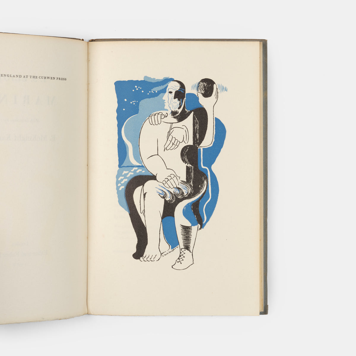 First edition of Marina by T.S. Eliot, one of 400 large-paper copies, signed by the author.