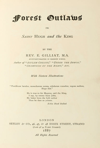 A very good copy of Edward Gilliat's historical novel, handsomely bound in full blue calf for the Doncaster Grammar School.