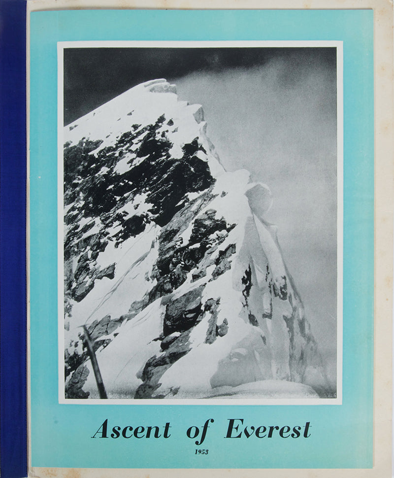 A programme for the celebration of the Ascent of Everest at the Royal Festvial Hall, issued by The Times.