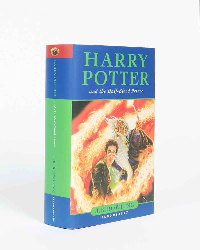 J.K. Rowling, Harry Potter and Half-Blood Prince, with misprint on Page 99, Line 9, 'eleven' instead of 'ten' O.W.L.s, a fine copy<br />