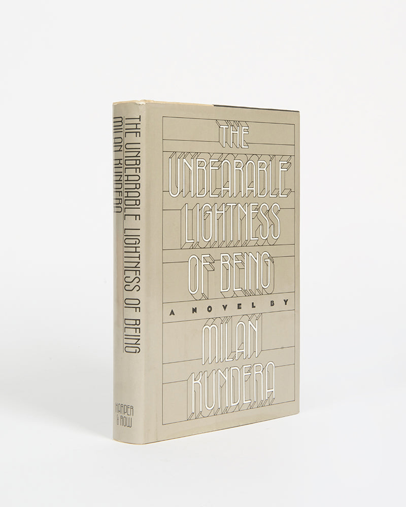 First American edition of The Unbearable Lightness of Being by Milan Kundera.