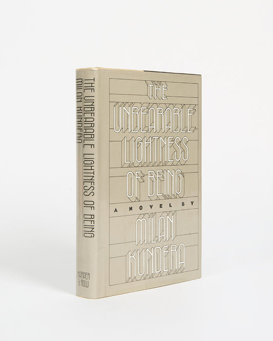 First American edition of The Unbearable Lightness of Being by Milan Kundera.