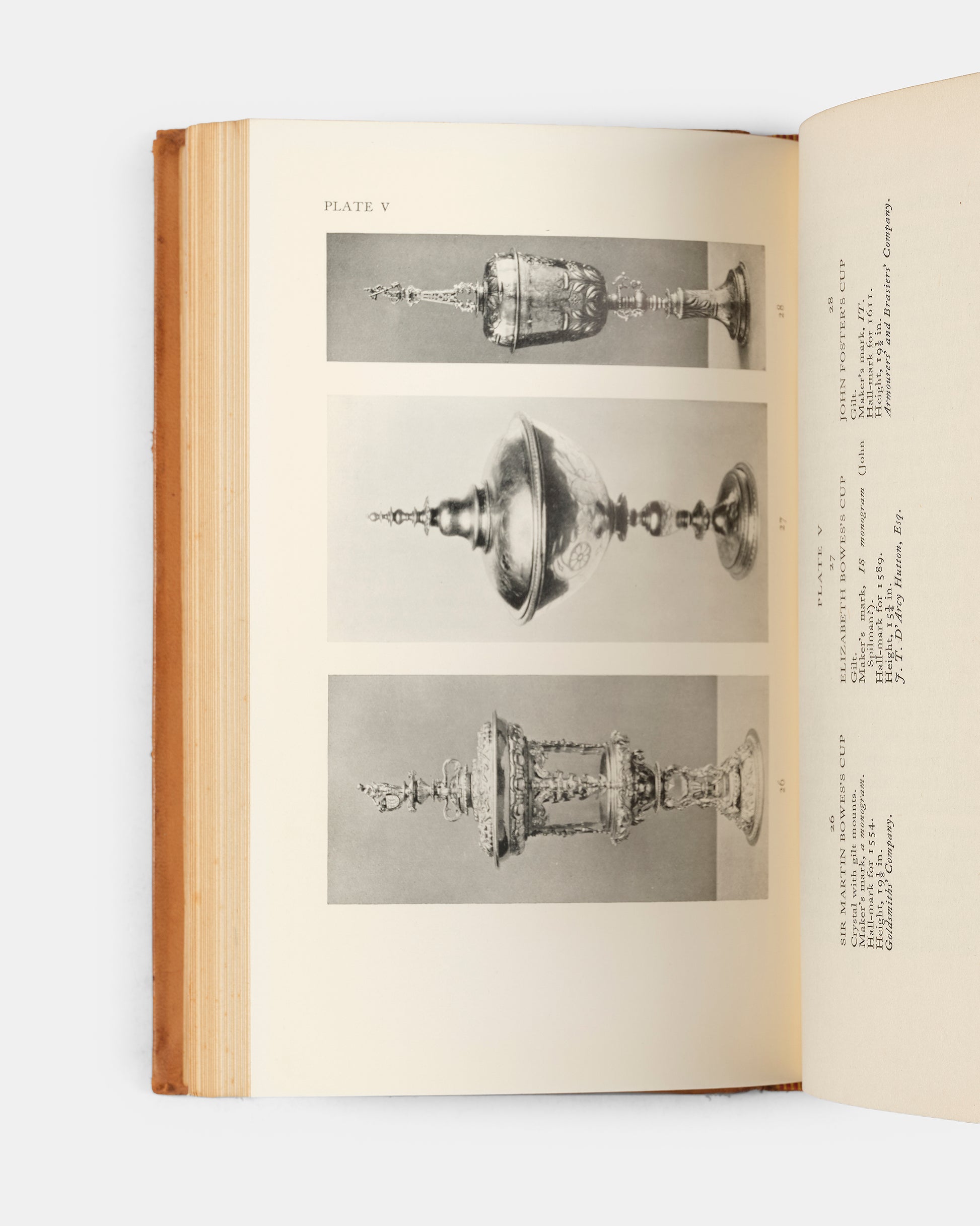 This first edition traces the development of the gold and silversmith from the Middle Ages to the Modern period, including chapters on hall-marking, falsification, and heraldic engraving, as well as the history and styles of the dinner service