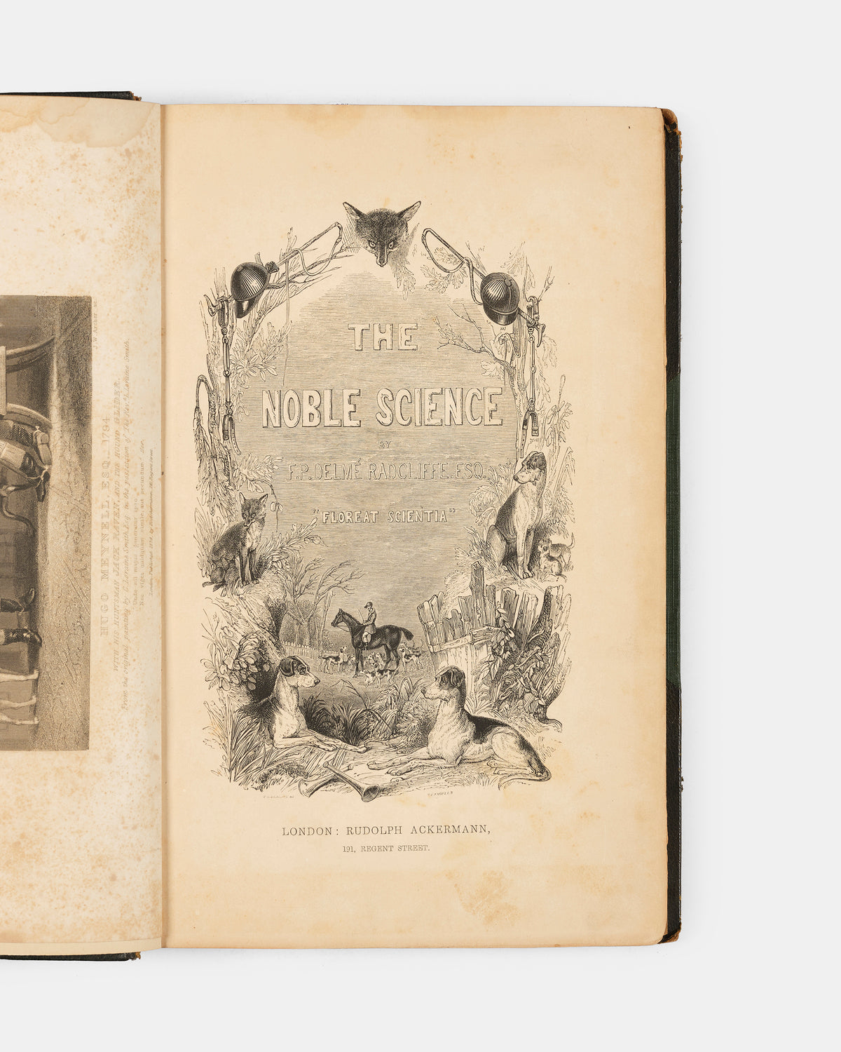 A wonderfully bound first edition, written by the Master of the Hertfordshire Hounds in 1839.