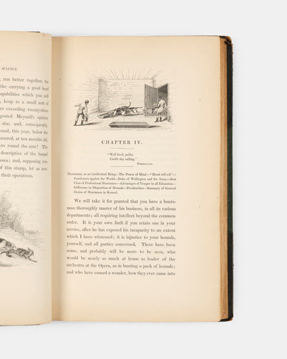 A wonderfully bound first edition, written by the Master of the Hertfordshire Hounds in 1839.
