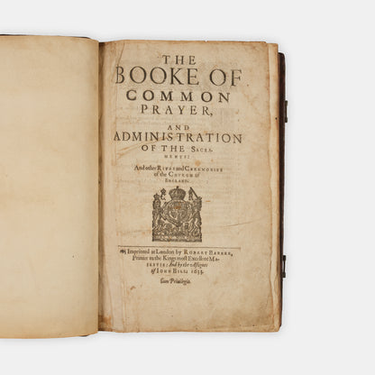 A very well preserved folio King James Bible bound with Speed's Genealogies and map of Canaan, The Book of Common Prayer, and Sternhold and Hopkins' Pslames