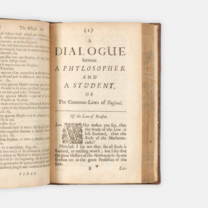This edition of Thomas Hobbe's Art of Rhetoric marks the first publication of his Dialogue between a Phylosopher and a Student of the Common-Laws of England