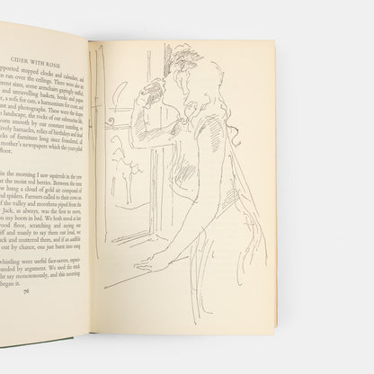 First edition of Laurie Lee's <em>Cider with Rosie</em>, in the illustrated dust jacket by John Ward.