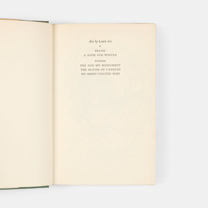 First edition of Laurie Lee's <em>Cider with Rosie</em>, in the illustrated dust jacket by John Ward.