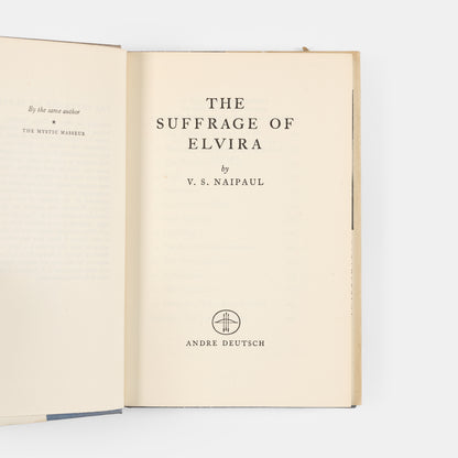 A first edition of Naipaul's second novel in excellent condition.