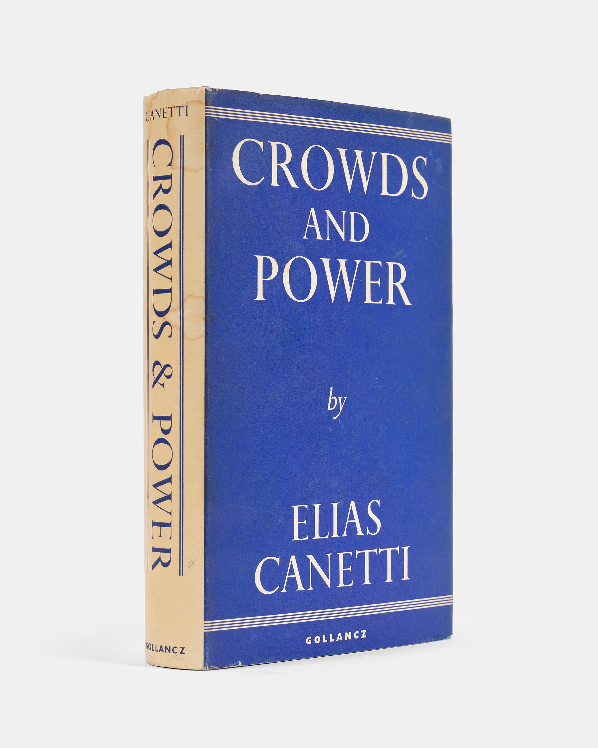 First UK edition of Crowds and Power by Elias Canetti.