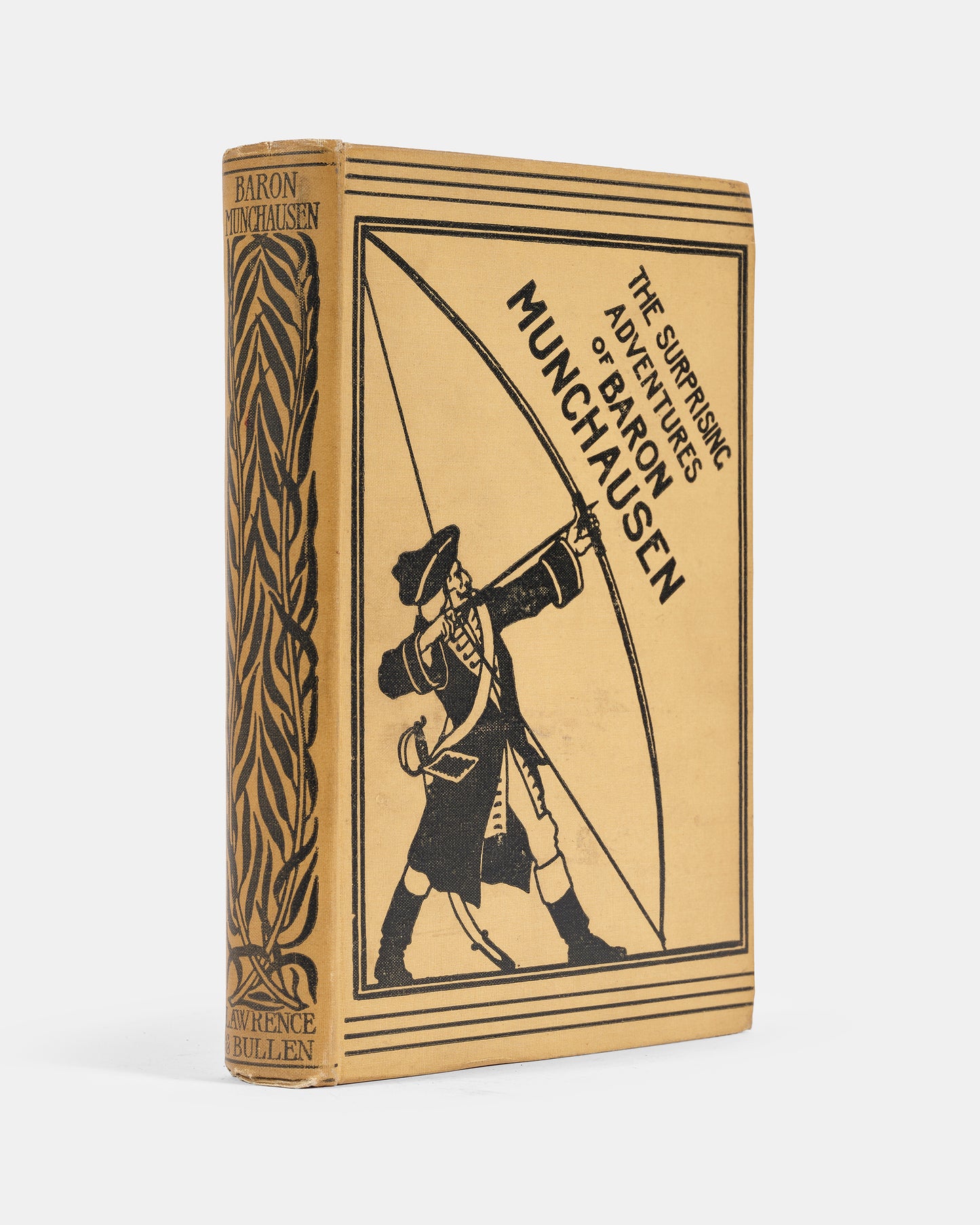 A handsome copy of The Surprising Adventures of Baron Munchausen illustrated by William Strang, and J.B. Clark.