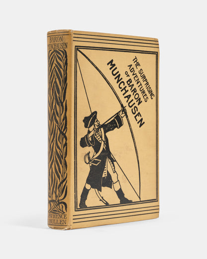 A handsome copy of The Surprising Adventures of Baron Munchausen illustrated by William Strang, and J.B. Clark.