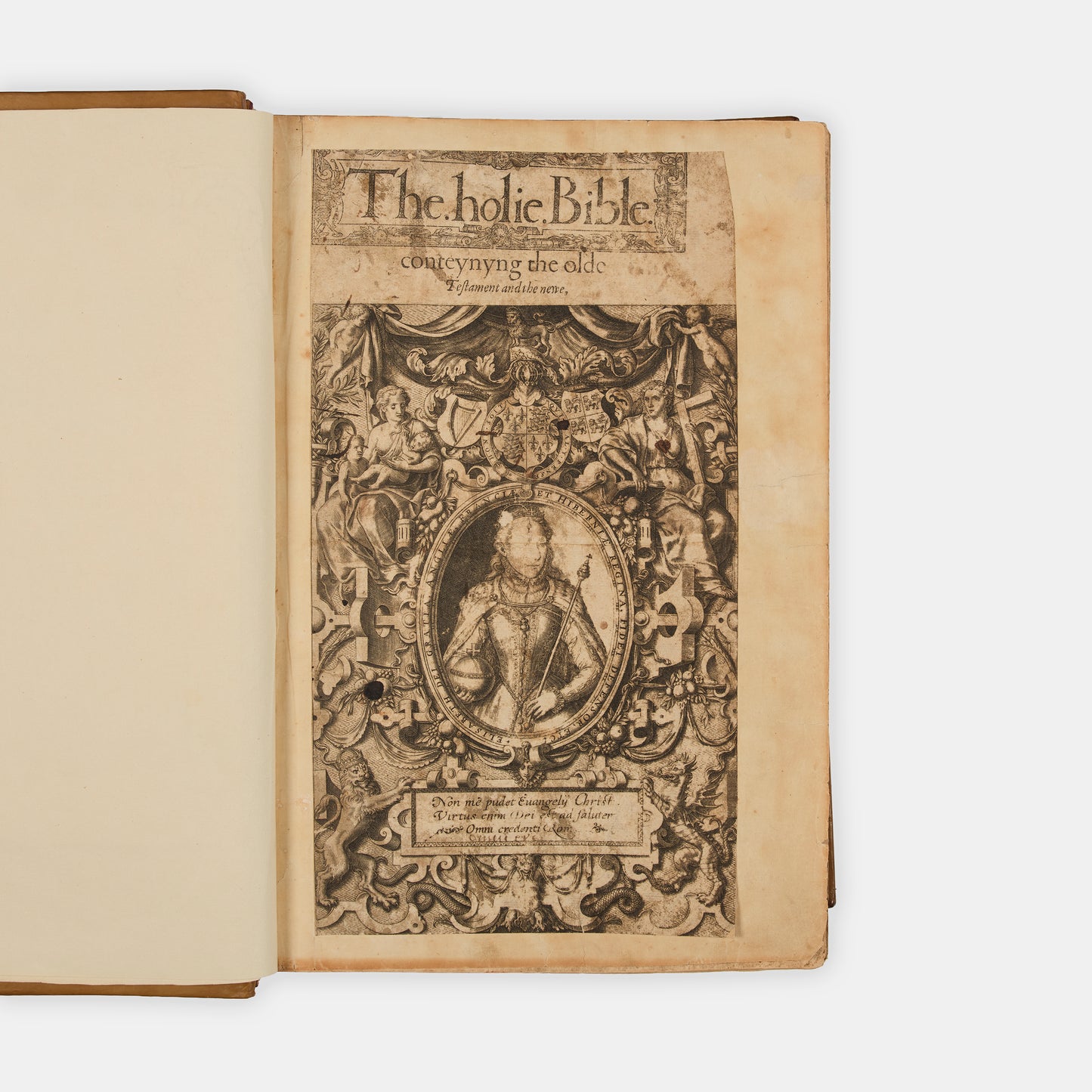 The editio princeps of the Bishop's Bible, the second authorised translation into English, and the most lavishly illustrated English Bible of the sixteenth century