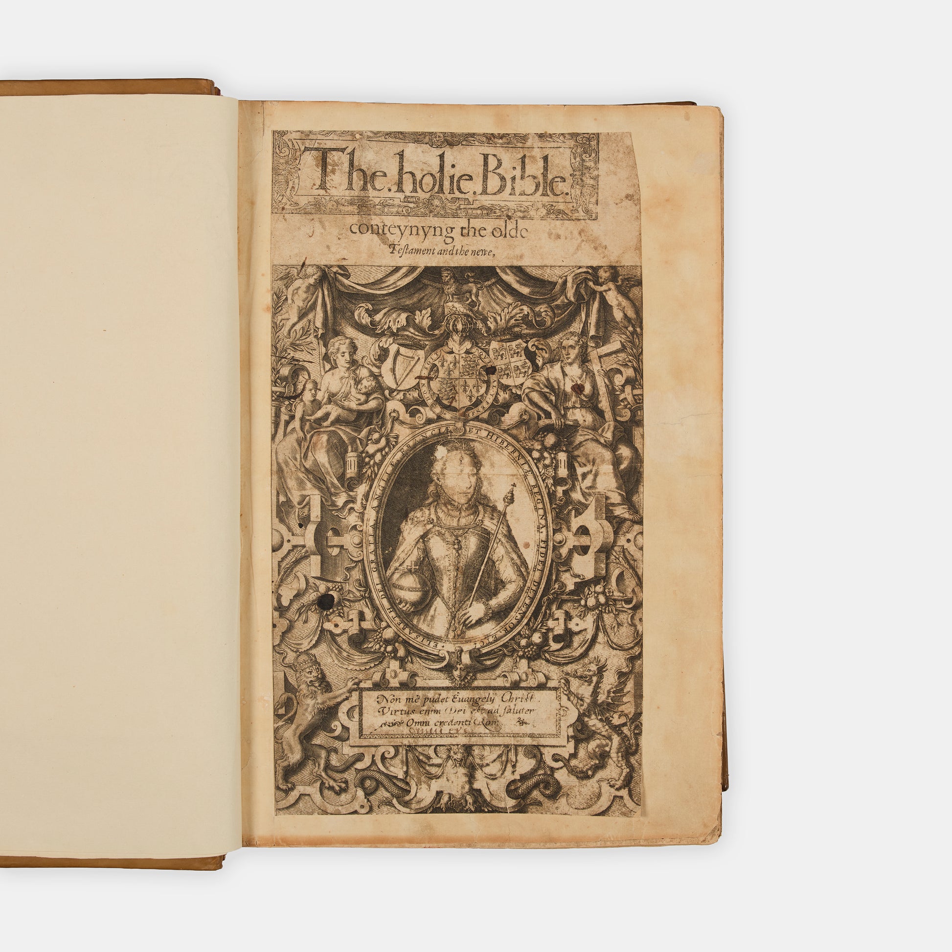 The editio princeps of the Bishop's Bible, the second authorised translation into English, and the most lavishly illustrated English Bible of the sixteenth century