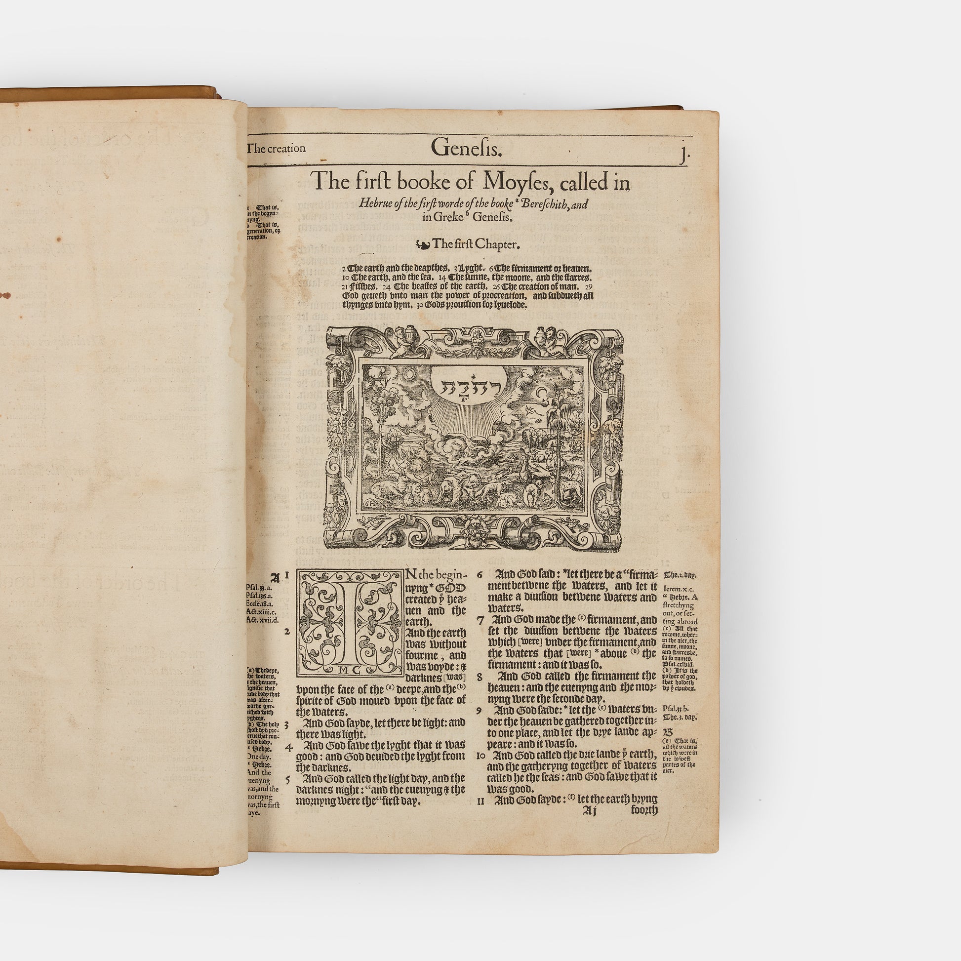 The editio princeps of the Bishop's Bible, the second authorised translation into English, and the most lavishly illustrated English Bible of the sixteenth century