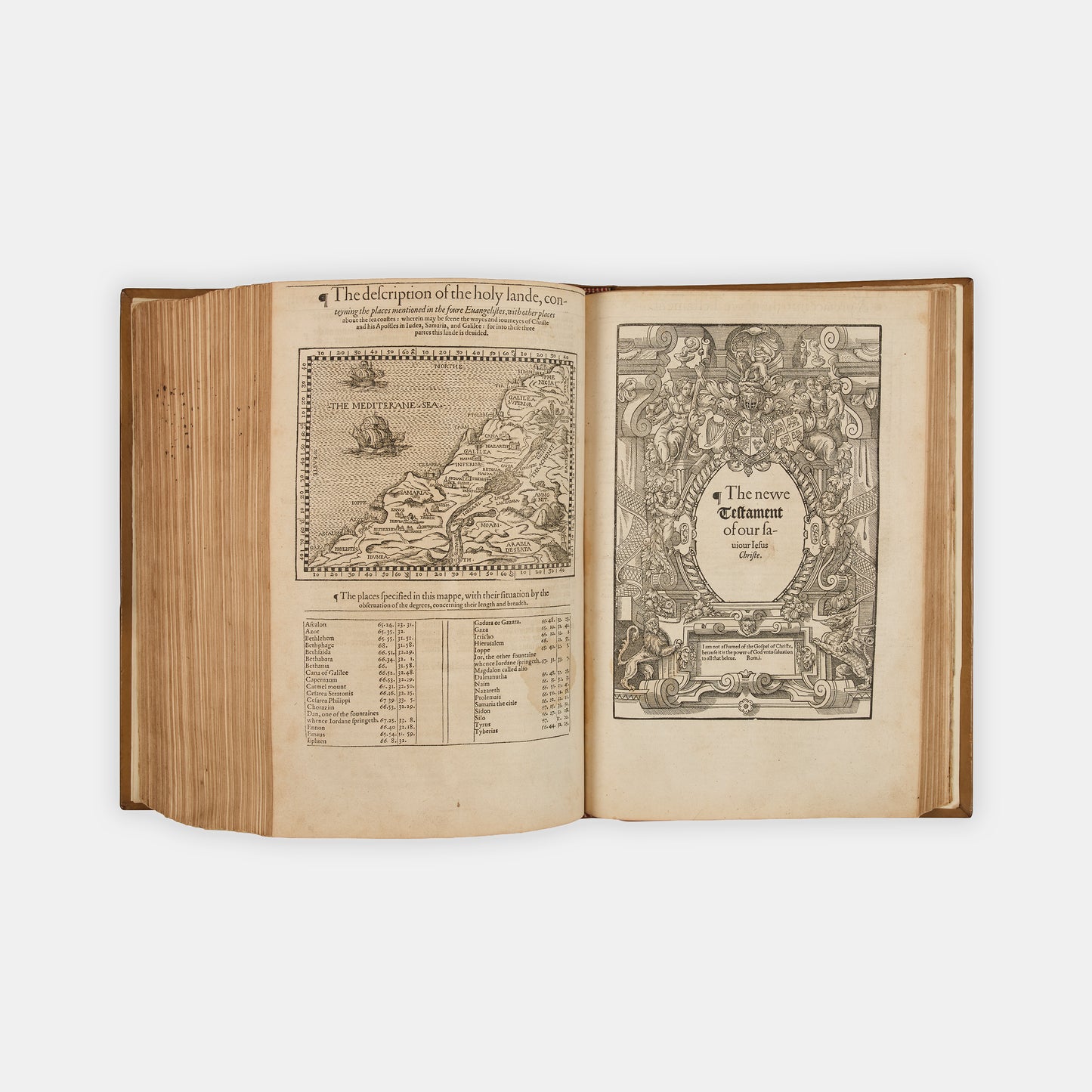 The editio princeps of the Bishop's Bible, the second authorised translation into English, and the most lavishly illustrated English Bible of the sixteenth century