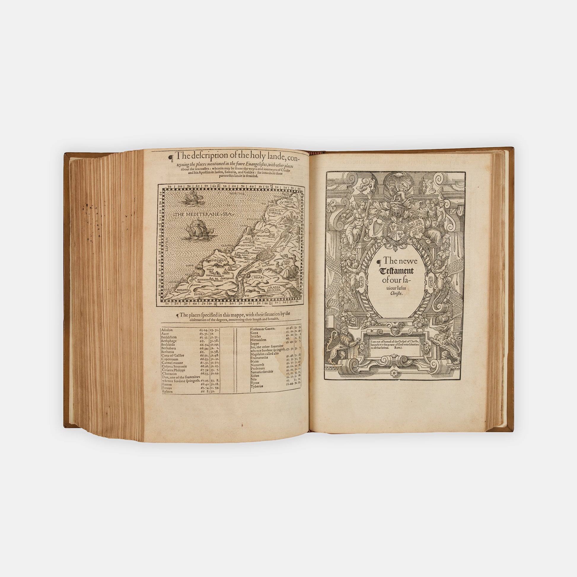 The editio princeps of the Bishop's Bible, the second authorised translation into English, and the most lavishly illustrated English Bible of the sixteenth century