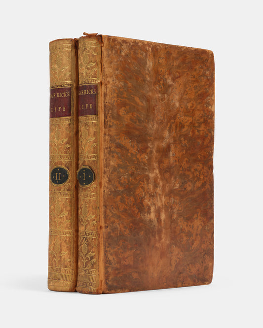 A third edition in two volumes containing an intimate look at the life of David Garrick (1717–1779), the seminal English actor, playwright, and theatre manager who revolutionised the London stage. 