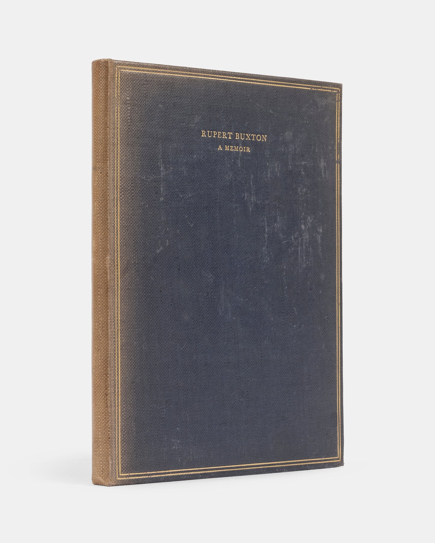 An inscribed presentation copy of this privately printed memoir and collected works of Rupert Buxton