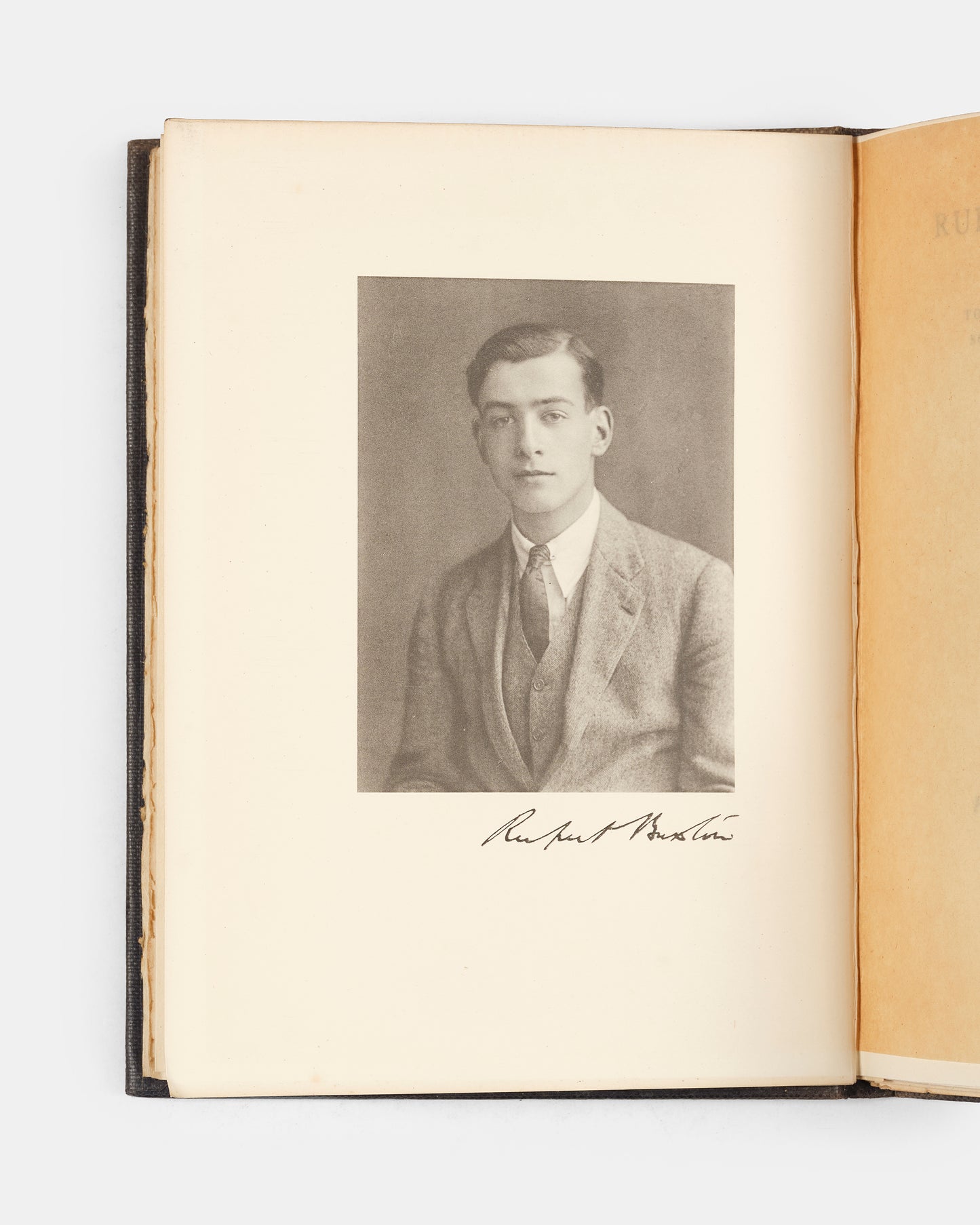 An inscribed presentation copy of this privately printed memoir and collected works of Rupert Buxton