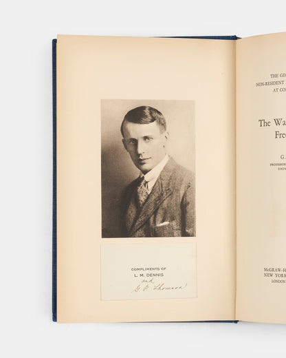 First edition of physicist G.P. Thomson's collection of ten lectures presented at Cornell in 1929, The Wave Mechanics of Free Electrons.