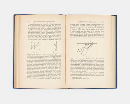 First edition of physicist G.P. Thomson's collection of ten lectures presented at Cornell in 1929, The Wave Mechanics of Free Electrons.