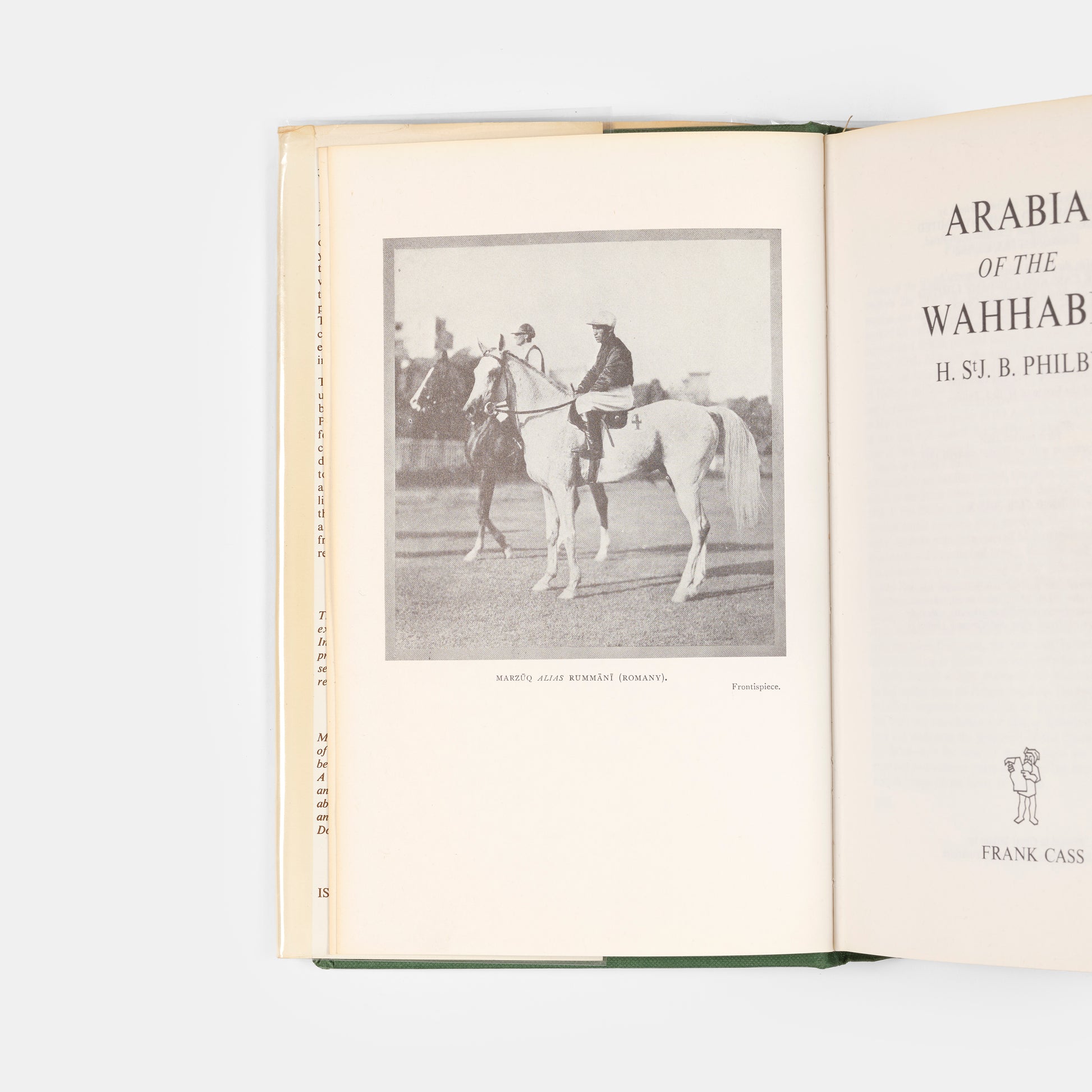 Arabia of the Wahhabis by Harry St John Philby, the 1977 New impression with new plates and addiitional material.