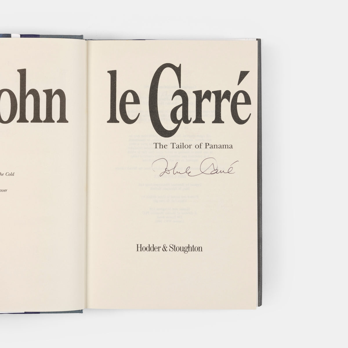 John Le Carré's novel The Tailor of Panama, an ordinary Friday afternoon in tropical Panama, Andrew Osnard barged into Harry Pendel's shop asking to be measured for a suit<br />
