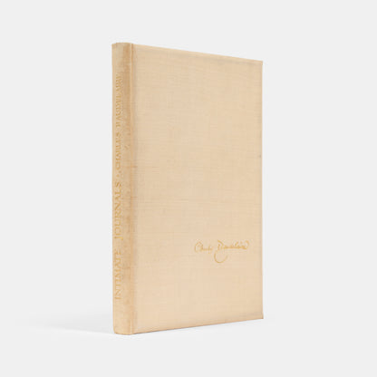 First English edition of The Intimate Journals by Charles Baudelaire, one of 50 copies signed by T.S. Eliot.