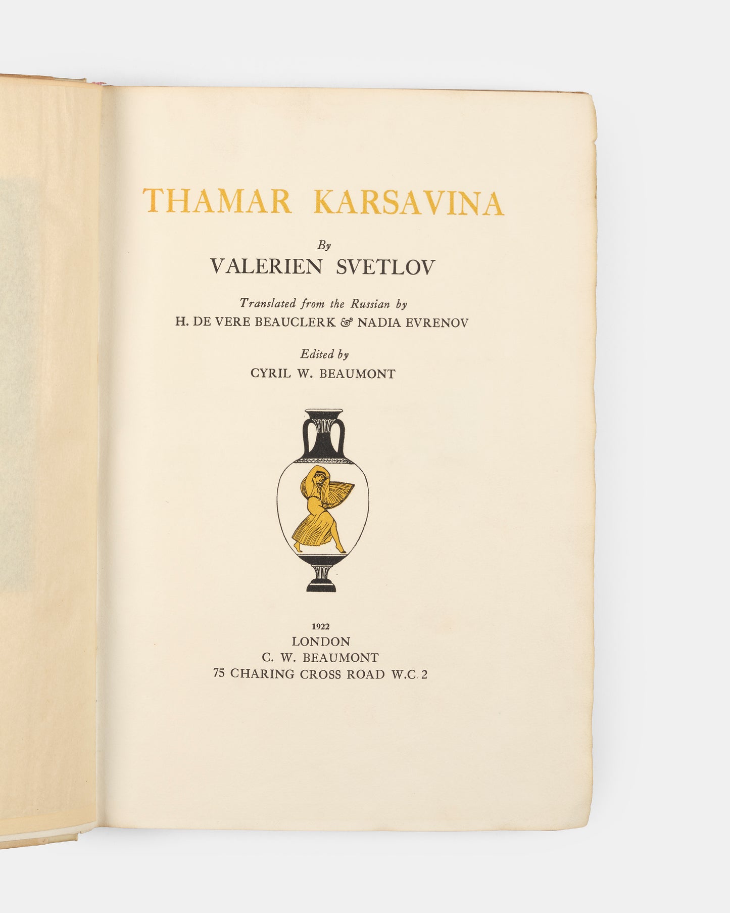 Thamar Karsavina.