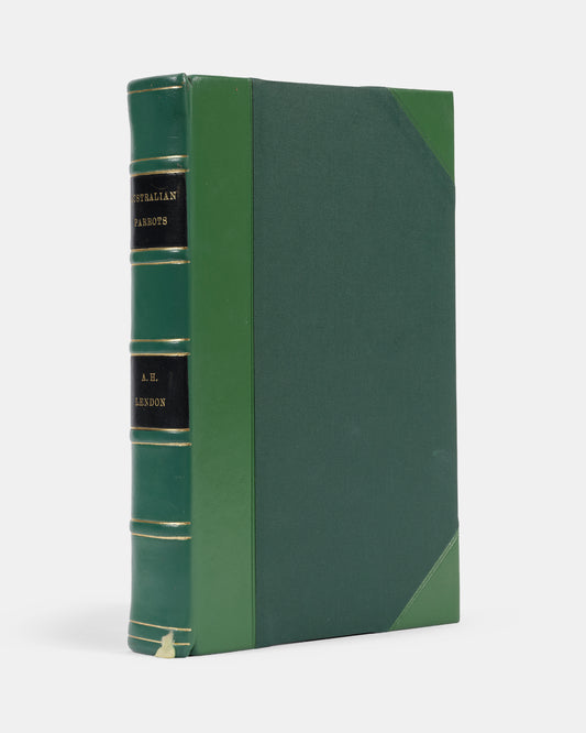 An attractively bound second printing of the standard reference for Australian parrots, Alan Lendon's Australian Parrots in Field and Aviary.