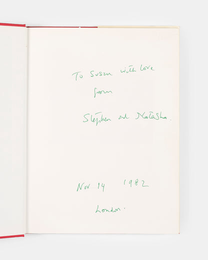 A first edition of China Diary by David Hockney and Stephen Spender signed by both authors.