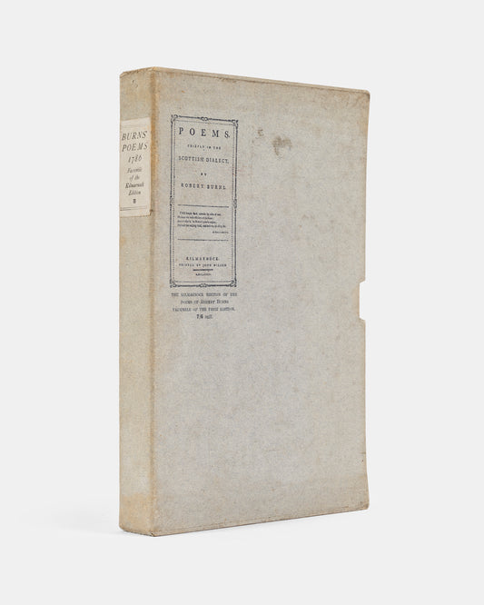 A facsimile of the original 1786 first edition published by John Smith & Son in 1927. 