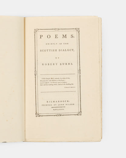 A facsimile of the original 1786 first edition published by John Smith & Son in 1927. 