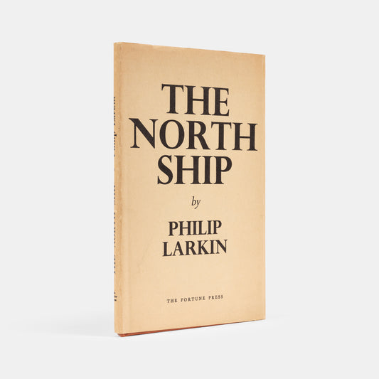 Pirated edition of The North Ship by Philip Larkin, signed by the author.