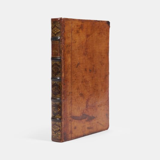 The second edition of the collected works in English of Niccolò Machiavelli, bound in cotnemporary blind-ruled calf